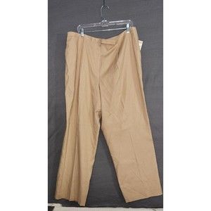Talbots Linen Blend Lined Pants Womens Sz 20 Made Italy NWT Resort Beach Coastal